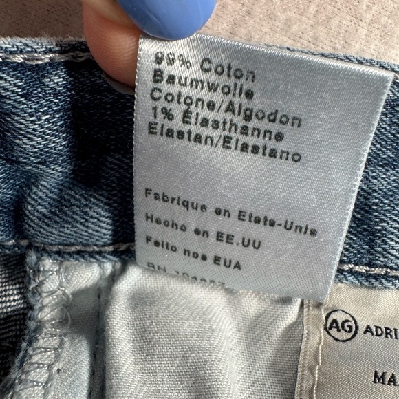 Adriano Goldschmied The Piper Crop Jeans Womens Size 31 Medium Blue Mid Rise - Picture 8 of 14